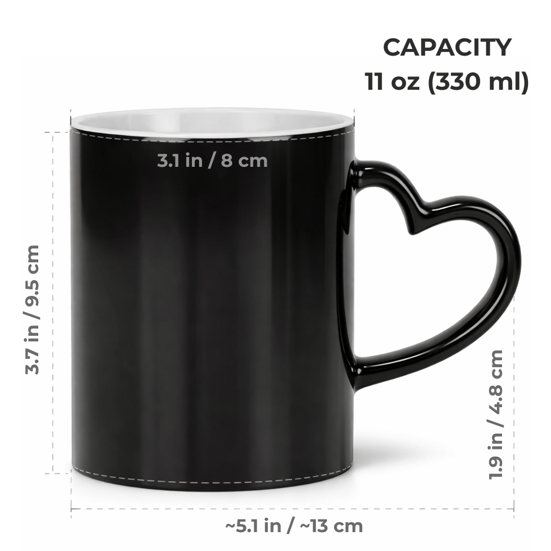 HeartReveal™ Personalized Magic Heat-Reveal Mug